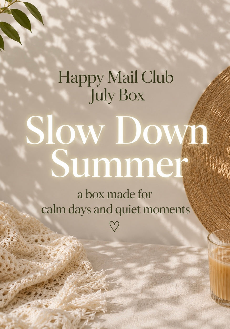 Happy Mail Slow Down Summer Box - Calm Gift Box