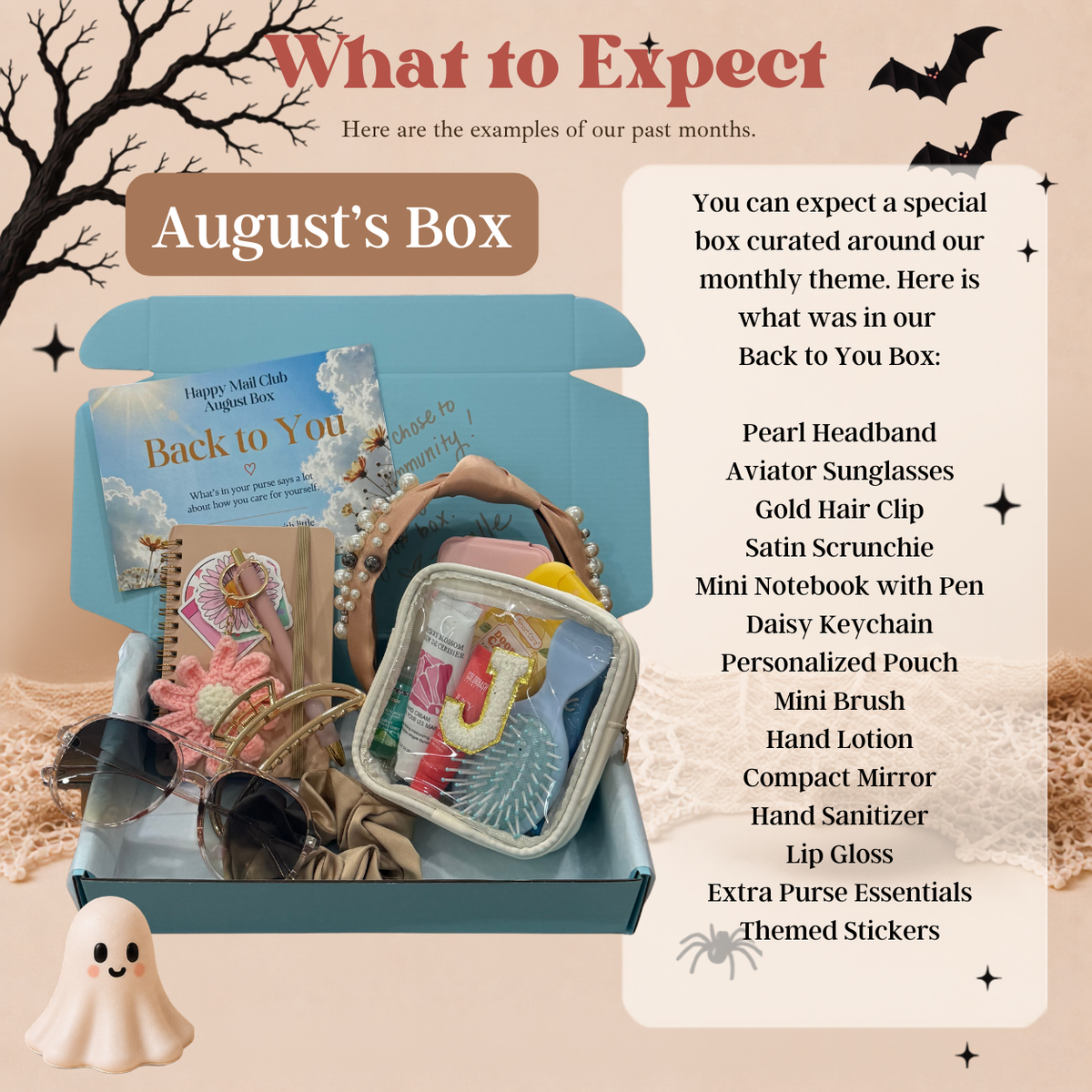 Happy Mail | October ‘Pretty Spooky’ Boo Basket